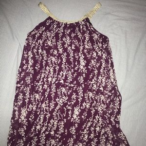 Purple flower dress